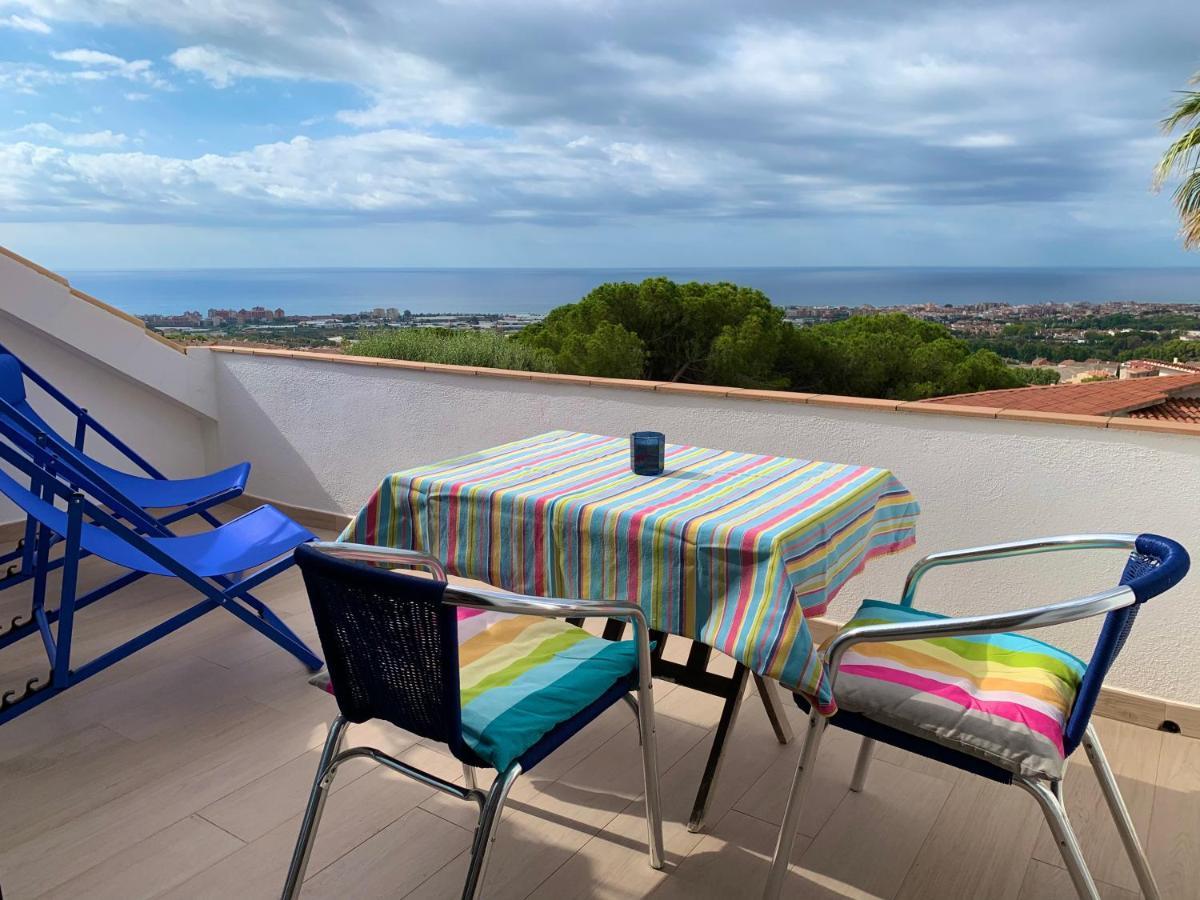 Palm Maresme - Suite With Bathroom And Terrasse With Ocean Views In A Private Villa Vilassar De Dalt Exterior photo