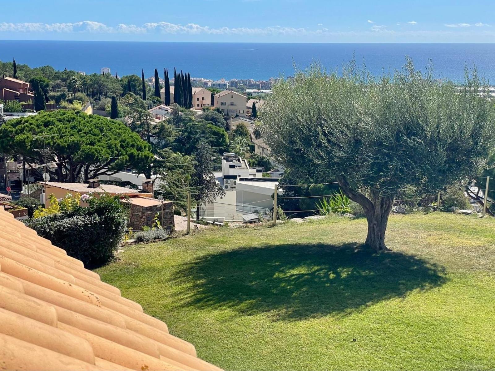 Palm Maresme - Suite With Bathroom And Terrasse With Ocean Views In A Private Villa Vilassar De Dalt Exterior photo
